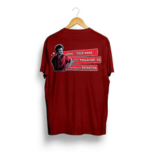 Load image into Gallery viewer, Customised SuperStar Rajinikanth Name Tshirts Unisex | Name Customisation Merchandise Front and Back