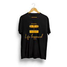 Load image into Gallery viewer, Between Music Life Happened Tshirts Unisex | Pattukkaaran Merch