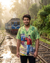 Load image into Gallery viewer, Rythm Aesthetic Shirt – Tamil Cinema Inspired Premium Printed Hawaiian Shirt | Aesthetic Collection