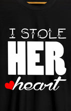 Load image into Gallery viewer, Couple Stole The Hearts eachother Unisex Tshirts