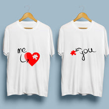 Load image into Gallery viewer, Couple Puzzle of Love Unisex T-shirts