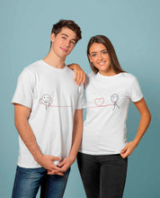 Load image into Gallery viewer, Couples Love Thread Unisex T-shirts