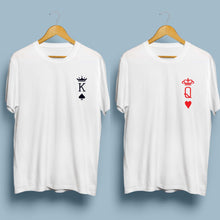 Load image into Gallery viewer, King Queen Couple Unisex T-shirts