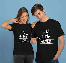 Load image into Gallery viewer, Love Forever Couple Tshirts Unisex