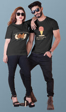 Load image into Gallery viewer, Couples Icecream and Topping Unisex T-shirts