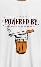 Load image into Gallery viewer, Powered by Tea Dhum Unisex T-shirt