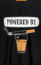 Load image into Gallery viewer, Powered by Tea Dhum Unisex T-shirt