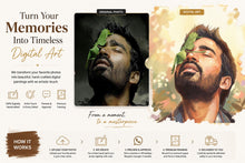 Load image into Gallery viewer, Photo to Art | Personalized Digital Artwork Collection
