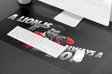 Load image into Gallery viewer, A Lion is Always a Lion | Goat Official Premium Deskmat
