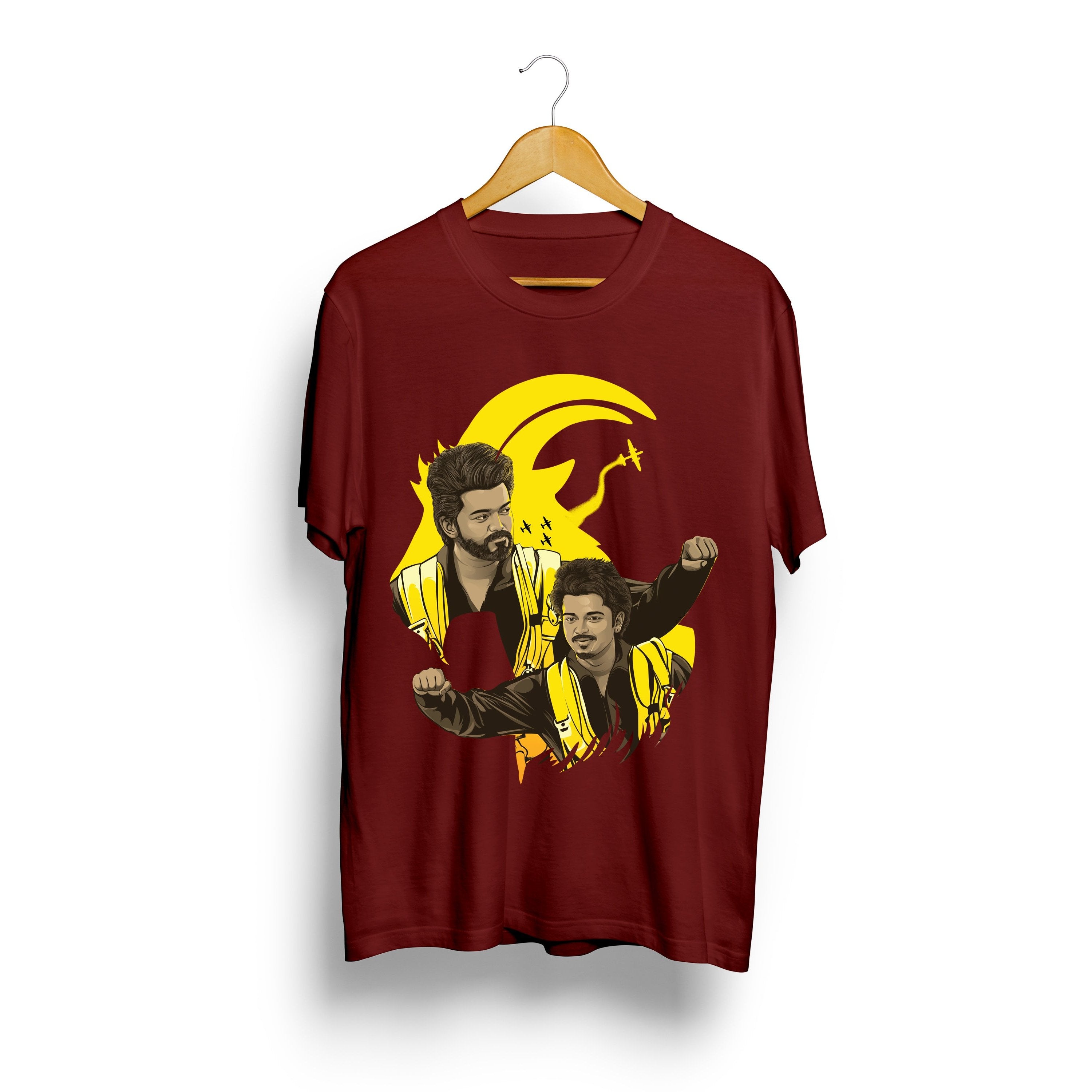 Thalapathy Vijay Goat | Goat Official T-Shirt (Yellow Edition) –  ColourCrafts