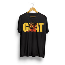 Load image into Gallery viewer, Thalapathy Vijay is The Goat | Goat Official T-Shirt (Golden Orange Edition)
