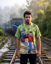 Load image into Gallery viewer, Rythm Aesthetic Shirt – Tamil Cinema Inspired Premium Printed Hawaiian Shirt | Aesthetic Collection
