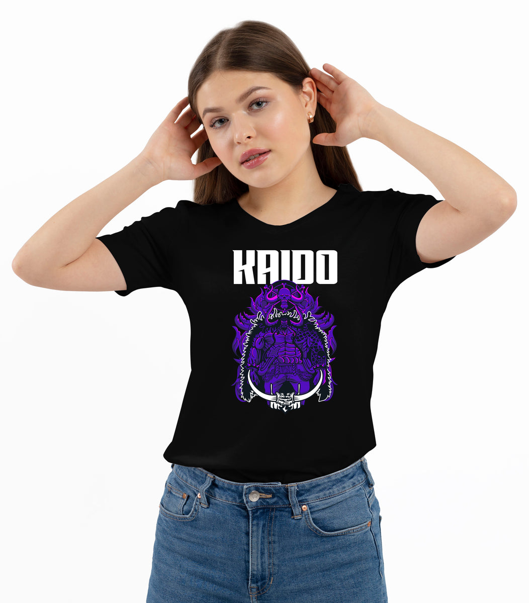 Kaido - OP-Black Unisex Anime T-shirts – ColourCrafts