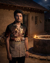 Load image into Gallery viewer, Meiyazhagan Aesthetic Hawaiian Shirt | Timeless Tamil Cinema Collection
