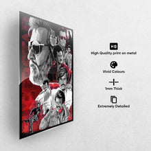 Load image into Gallery viewer, Thalaivaa Superstar Rajinikanth Metal Poster – Iconic Wall Art for True Fans
