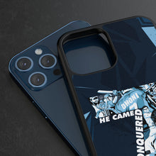 Load image into Gallery viewer, MS Dhoni He came He conquered He left Tribute Phone Case
