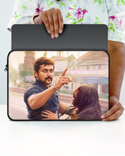 Load image into Gallery viewer, Vaaranam Aayiram Angry Youngman Mode Laptop Sleeves | Intense Cinema Aesthetic Edition
