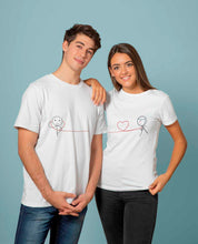 Load image into Gallery viewer, Couples Love Thread Unisex T-shirts
