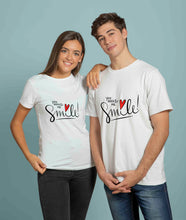 Load image into Gallery viewer, You make me smile Unisex T-shirts
